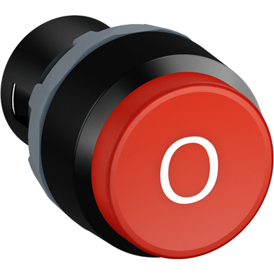 ABB - Pulsante di reset modulare rosso KPR2-105R.