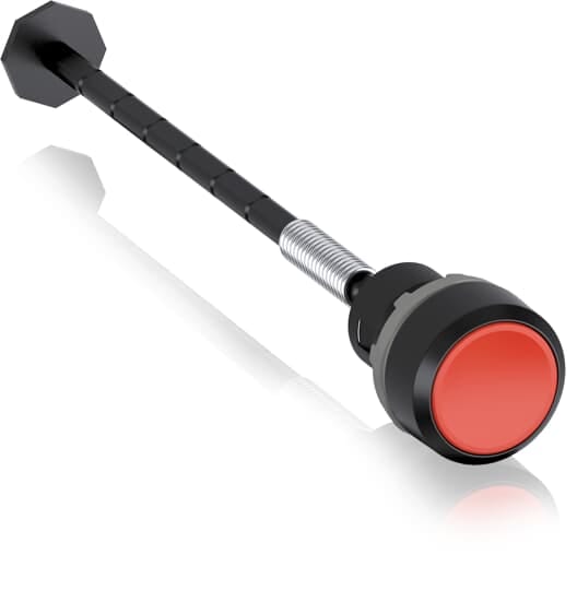ABB - Pulsante di reset modulare rosso KPR3-100R.