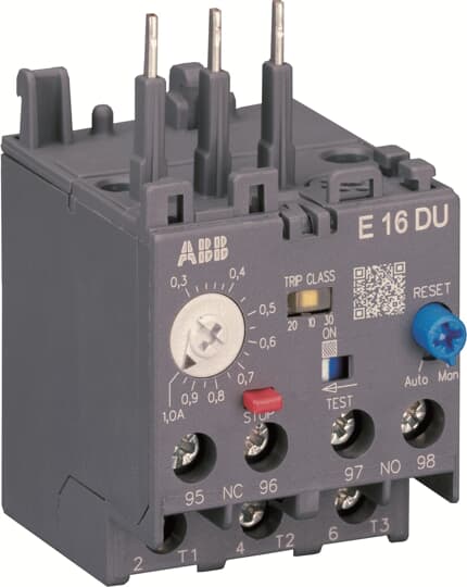 ABB - E16 DU 6,3 1,9-6,3A Classe 10, 20, 30 - Prodotto di alta qualità con specifiche precise per soddisfare le esigenze degli utenti più esigenti.