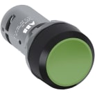 ABB - Green compact pushbutton CP1-10G-20 PUL.INS.VERDE G.PLAS.NERA 2NA.