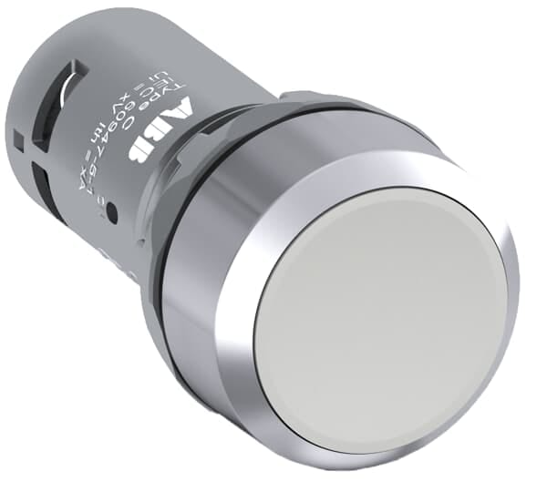 ABB - Grey Compact Pushbutton CP1-30U-20 PULS.INST.GRIGIO GHIE.MET.2NA