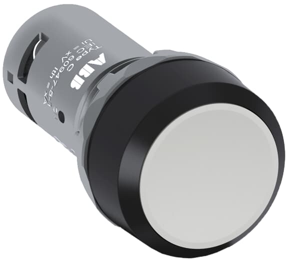 ABB - Grey Compact Pushbutton CP2-10U-01 PUL.STA.GRIGIO G.PLA.NERA 1NC.