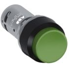 ABB - Green Compact Pushbutton CP3-10G-10 PUL.INS.VERDE G.PLAS.NERA 1NA.