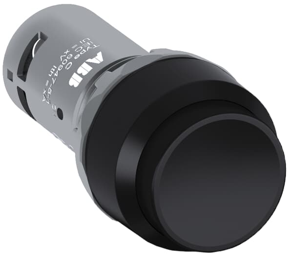 ABB - CP3-10B-11 PULSANTIERA INSERIMENTO NERO 1NA+1NC COMPATTO.