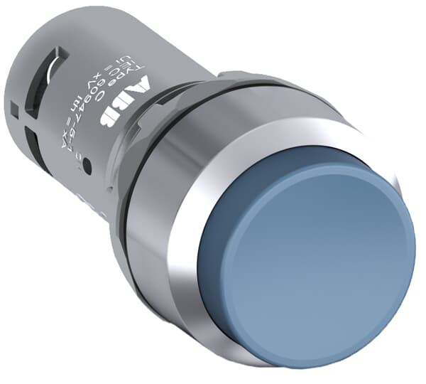 ABB - Blue Compact Pushbutton CP3-30L-20 PULS.INST.BLU GHIERA MET. 2NA. ER 185 9