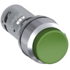 ABB - Green Compact Pushbutton CP3-30G-11 PULS.INST.VERDE G.MET.1NA+1NC.