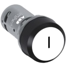 ABB - CP11-10W-10 PULSANTIERA BIANCA COMPATTA CON PIASTRA NERA 1NA.