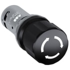 ABB - Black Compact Machine Stop CE3T-10B-11 ARRES.MONOBL.ROTATIVO 1NA+1N.