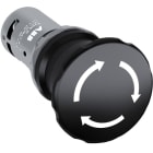 ABB - Black Compact Machine Stop CE4T-10B-1 ARRES.MONOBL.ROTATIVO 1NA+1NC. ER 296 4