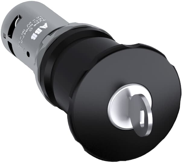 ABB - Black Compact Machine Stop ARRES.MONOBL.KEY 1NA+1NC CE4K1-10B-11 ER 298 0
