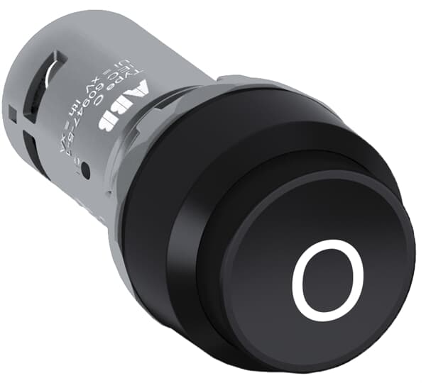 ABB - CP33-10B-01 PULS.NERO G.PLAS.NERA 1NC Compact Pushbutton Black
