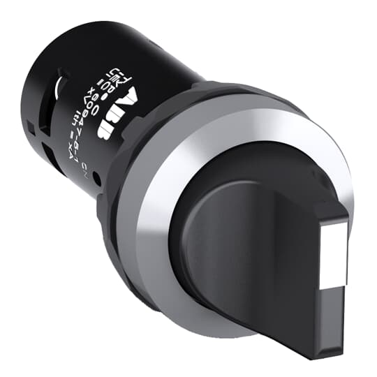 ABB - Black Compact Selector Switch C2SS1-30B-10 SELET. 2 POS.NERO G.MET.1NA.