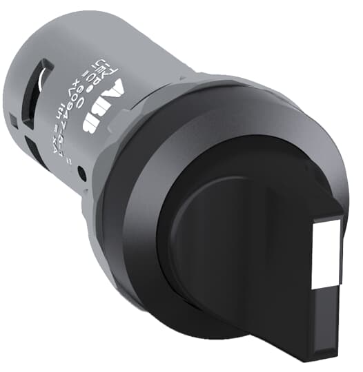 ABB - Selettore compatto nero C2SS2-10B-02 SEL.2POS.NER.G.PLA.NERA 2NC per un controllo preciso e affidabile. ER 350 9