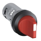 ABB - C2SS3-10R-20 Selector Switch 2 Position Red Glossy Black 2NC.