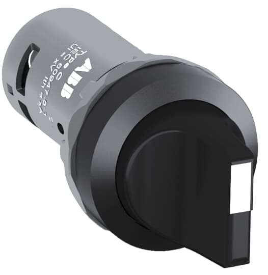 ABB - Selettore compatto nero C2SS3-10B-01 SEL.2POS.NER.G.PLA.NERA 1NC.