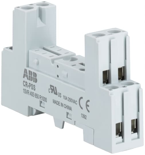 ABB - CR-PSS Standard socket ZOCCOLO STANDARD X 1/2 C/O (CR-P) per un'installazione efficiente e affidabile.