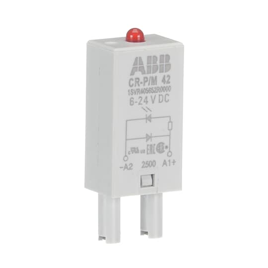 ABB - CR-P/M42 Pluggable module DIODO LED ROSSO 6-24VDC ER 612 2