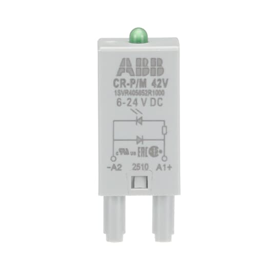 ABB - CR-P/M42V Pluggable module DIODO LED VERDE 6-24VDC.