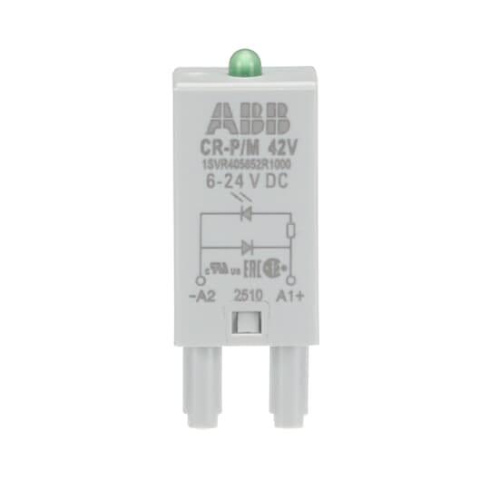 ABB - CR-P/M42V Pluggable module DIODO LED VERDE 6-24VDC.