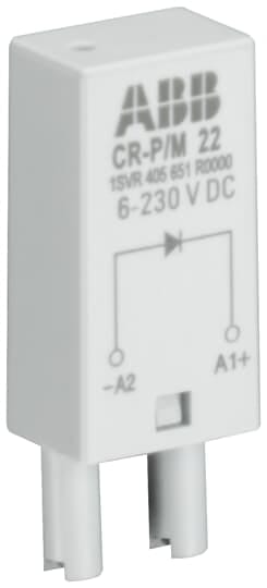 ABB - CR-P/M62V Pluggable module LED VERDE 6-24VAC/DC per CR-P/M.