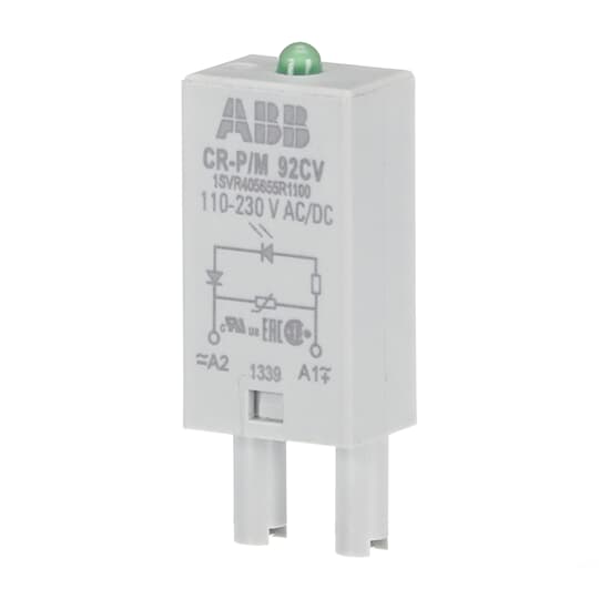 ABB - CR-P/M 92CV VARIS.LED VERDE 110-230VAC/DC Pluggable module