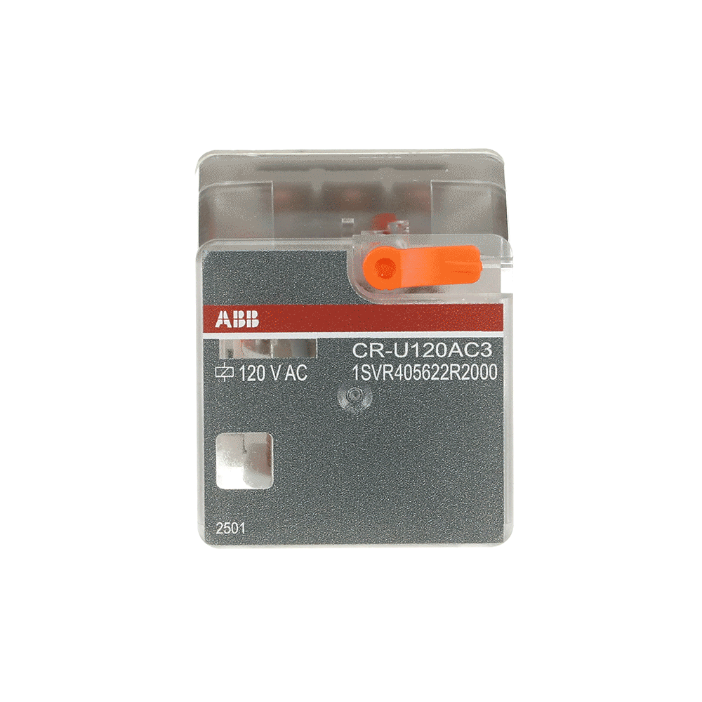 ABB - CR-U120AC3 Pluggable interface relay ALIMENT.120VAC 3 C/O 250V/10A.