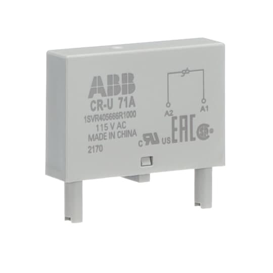 ABB - CR-U71A VARISTORE 115VAC Pluggable module