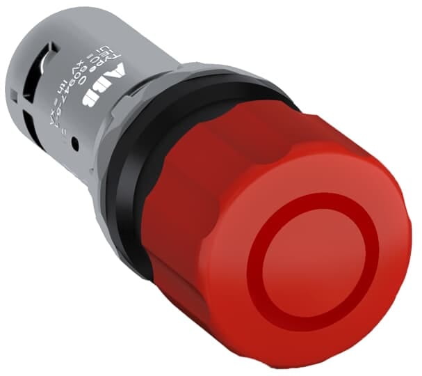 ABB - Red Compact Emergency Stop CE3P-10R-11 EMER.MONOBLOCCO TRAZ.1NA+1NC.