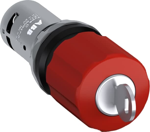ABB - Red Compact Emergency Stop CE3K1-10R-11 EMER.MONOB.A CHIAVE 1NA+1NC.