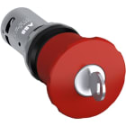 ABB - Red Compact Emergency Stop CE4K1-10R-11 Monoblocco a Chiave 1NA+1NC.