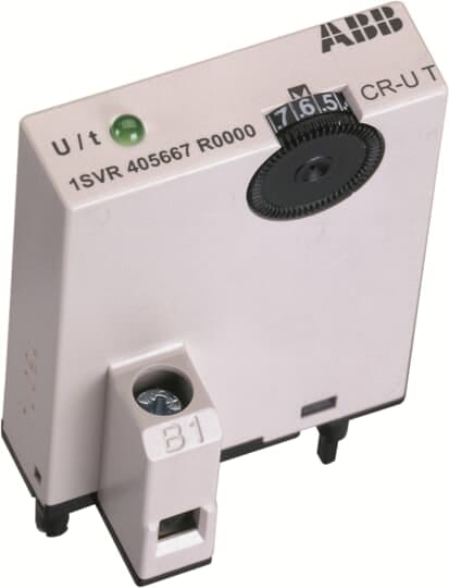ABB - CR-U T Timer Multifunzionale 24-240VAC/DC: un prodotto versatile e affidabile per il controllo del tempo.