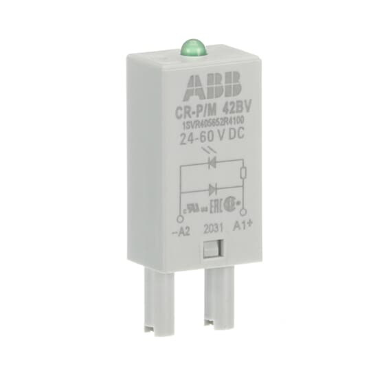 ABB - CR-P/M42BV diodo con LED verde 24-60 VCC per illuminazione efficace e duratura. ER 941 5