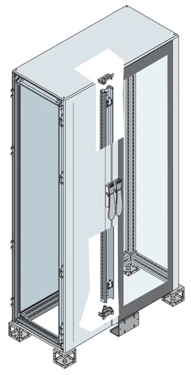 ABB - encl cab co w 200t door 2000x1000x800 arm p vetro vc 200 2000x1000x800 hxlxp