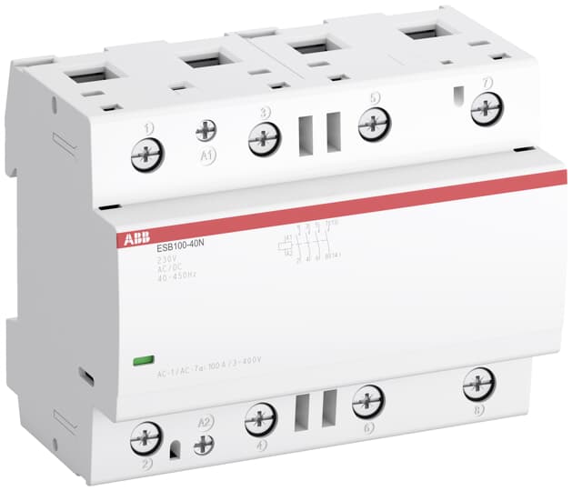 ABB - ESB100-40N-01 Installation Contactor 24V C.C./C.A. ESB10040N01