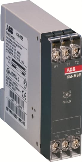 ABB - CM-MSE Thermistor motor protection relay 03 RELE PROTEZ.PTC 1NA 24VCA.