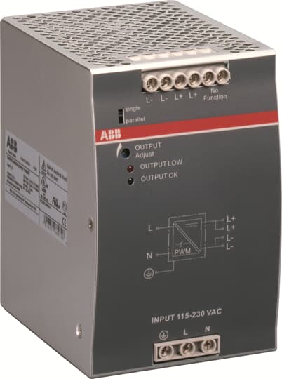 ABB - CP-E 48/5.0: Alimentatore switching 115/230VAC in uscita 48VDC/5A. ET 704 5