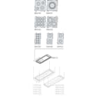 ABB - Insert 68x68 9 cavi diametro da 7/14, n.10 inclusi.