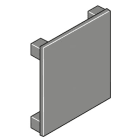 ABB - N.10 Cover Instruments Cut Out e Tappi di Chiusura 72x72mm per proteggere e sigillare.