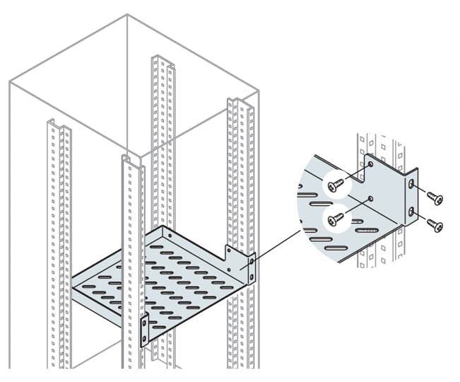 ABB - Ripiano Fix 2HE D/P 385.