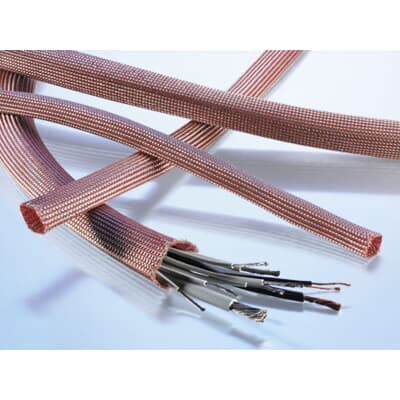 ABB - Treccia composita 30-50 mm in CU-SN+POL con Hybrid-Shield Braid CU/PES NW40.