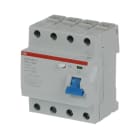 ABB - F204 A-100/0.03 110V Residual Current Circuit Breaker 4P Type A 100A 30mA 110V INT.DIFF.