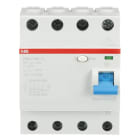 ABB - F204 A 63/0.03 110V Residual Current Circuit Breaker 4P Type A 30 mA INT.DIFF. 110V 4P 63A 30mA