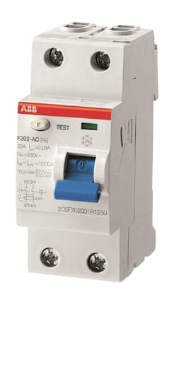ABB - Residual Current Device F202 A S-40/0,3 40A 300MA Interr.Differenz.Puro. F427843