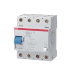 ABB - Residual Current Device F204 AC-125/0,1 INTERR.DIFFERENZ. PURO 4 - Protezione avanzata per impianti elettrici domestici e industriali. F429416