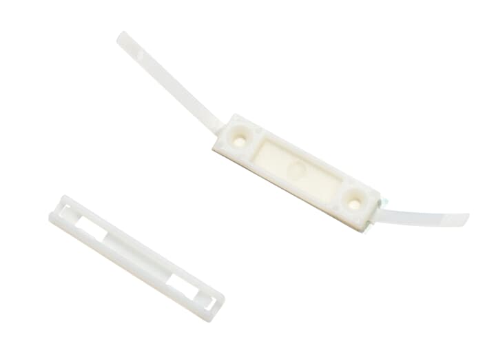 ABB - Cable Clamp 2in Natural Nylon Self Adhesive Base for Flat Cables PA6,6 12.7x57.9mm
