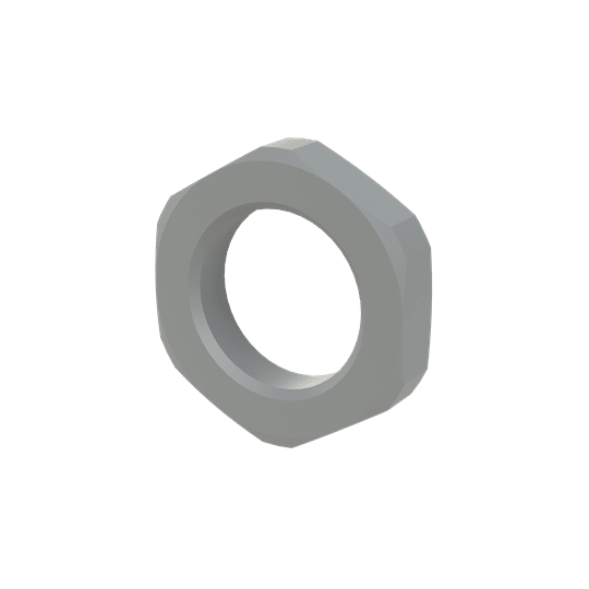 ABB - Locknut in nylon M16 PA6 grigio per fissaggi sicuri e affidabili.