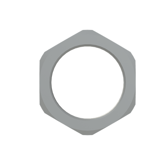 ABB - Locknut in nylon M40 PA6 GR per fissaggio sicuro e resistente.