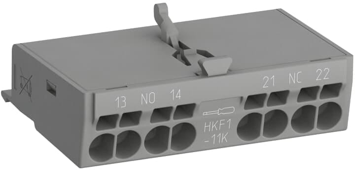 ABB - HKF1-20K aux.-contact for frontmounting CONTATTI AUSILIARI PER MS-K.