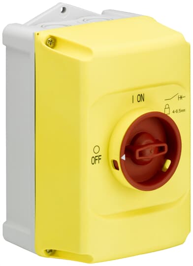 ABB - IB132-Y custodia gialla MS116/132 man Rossa RO.