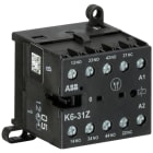 ABB - K6-31Z-27 Mini Contactor Relay 100V 50-60HZ AUSILIA MINICONT.